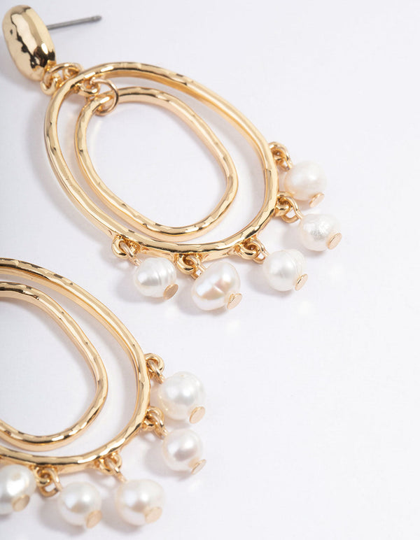 Gold Plated Bubble Drop Stud Earrings - Lovisa